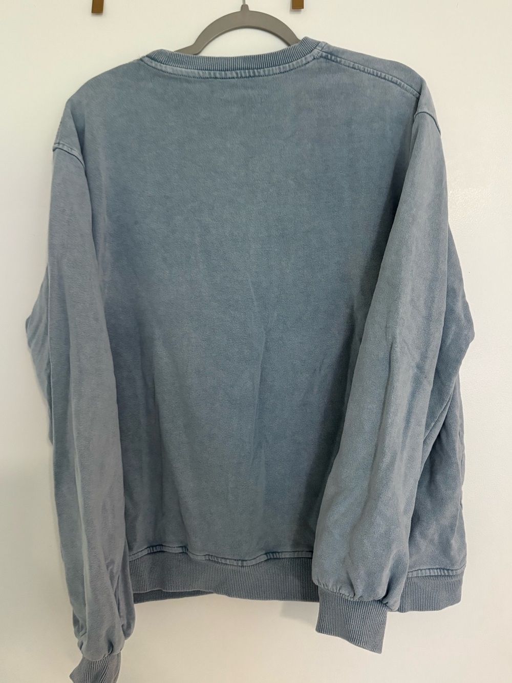 Blue Floral 'Thanks a Bunch' Crewneck Sweater - Picture 3 of 3